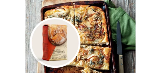 Blue Cheese & Pear Focaccia
