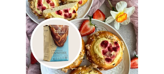 Almond-Crumble Strawberry Ökörszem Cookies