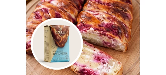 Túró-Raspberry Babka
